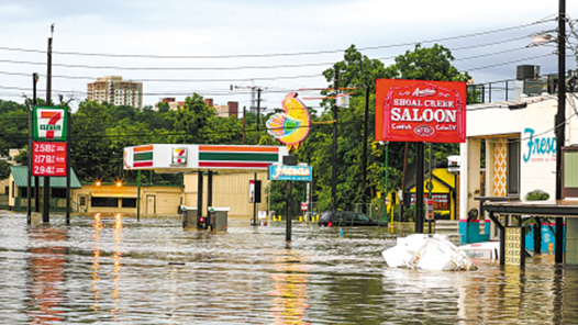 美国得克萨斯州超两百万人处于洪水警报之下