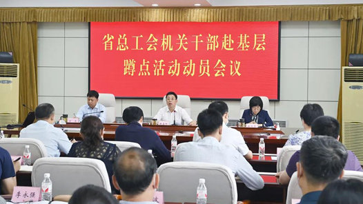  Heilongjiang Provincial Federation of Trade Unions Held a Mobilization Meeting for Organ Cadres to Go to Grassroots Level for Activities