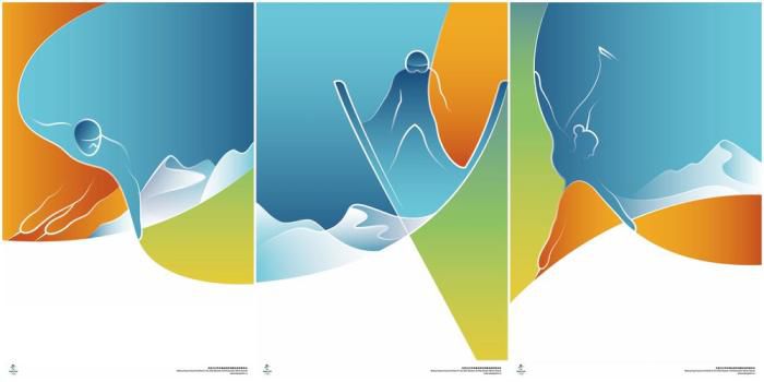 会东道主最重视的文化传播项目之一,北京冬奥海报包括官方海报和宣传