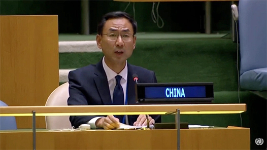 中国代表：建立可持续的欧洲安全框架是国际社会的共同期盼