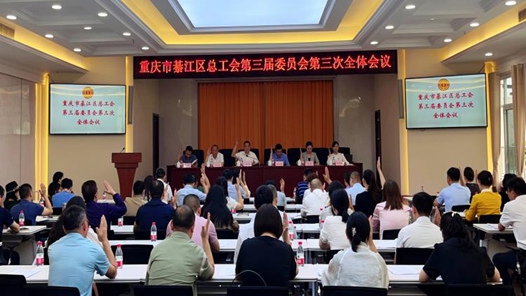 重庆綦江区总工会召开第三届第三次全体会议