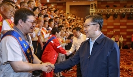  Wang Dongming Visits the First Batch of Model Worker Representatives Participating in the 2024 National Model Worker Rehabilitation Activity
