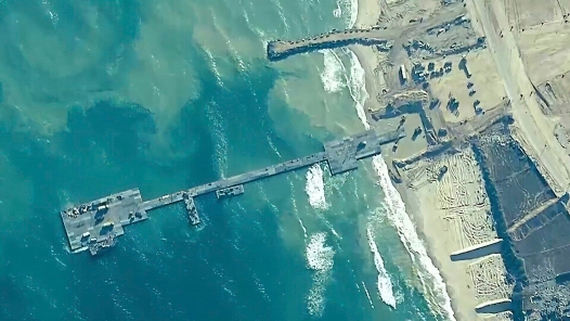 美军或将暂时拆除加沙临时码头