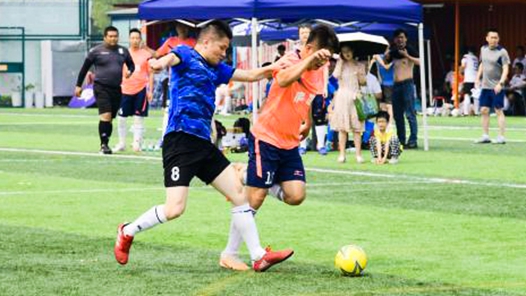 合肥市第五届职工运动会五人制足球比赛在瑶海区开赛