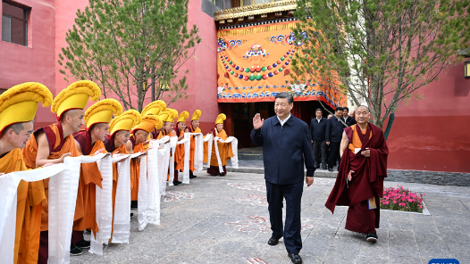 时政微观察丨青藏高原盛开民族团结进步之花