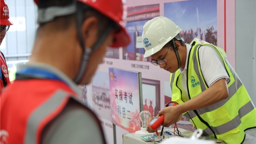 安徽：在建重点工程职工（农民工）电工技能竞赛举办