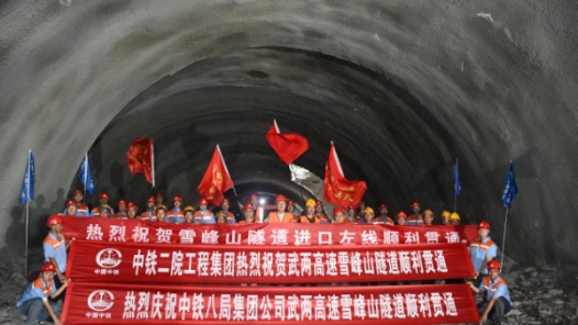 重庆武两高速公路全线隧道贯通