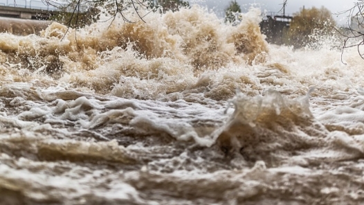 江西乐安河2024年第2号洪水今天在下游形成