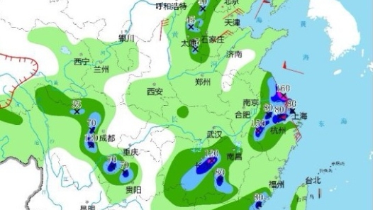 台风“普拉桑”继续影响江浙沪皖等地 中东部大范围降温派送中