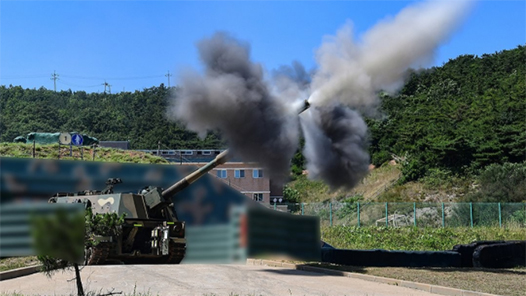 韩军在朝韩军事分界线附近重启炮击训练