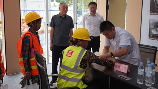 淄博在项目工地建起工会驿站