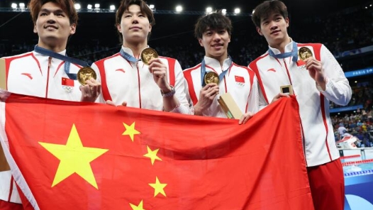 中国男子4x100米混合泳接力队：今天是我们打得最漂亮的一仗