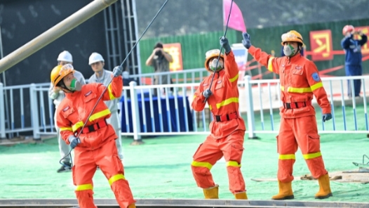 全国矿山钻探（应急救援）技能竞赛在山东济宁举行