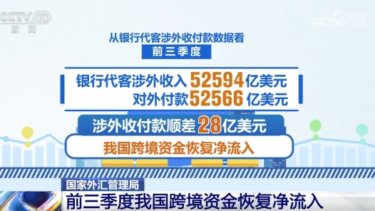 从前三季度外汇收支数据透视中国经济发展亮点