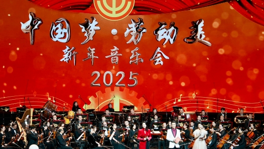 工视频丨“中国梦·劳动美”2025新年音乐会在京举办